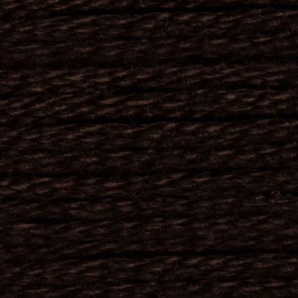 DMC Embroidery Floss, 6-Strand - Black Brown #3371