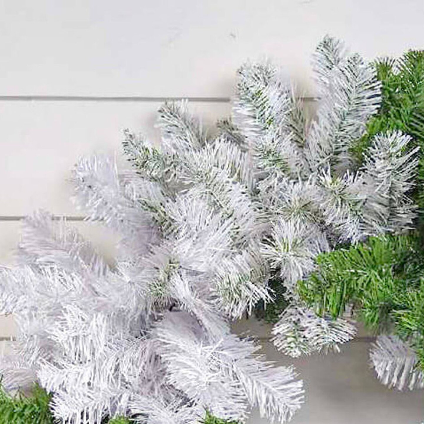 30” Caprico Green & White Wreath Large Decorative Wreath for Front Door & Year-Round Home Decor