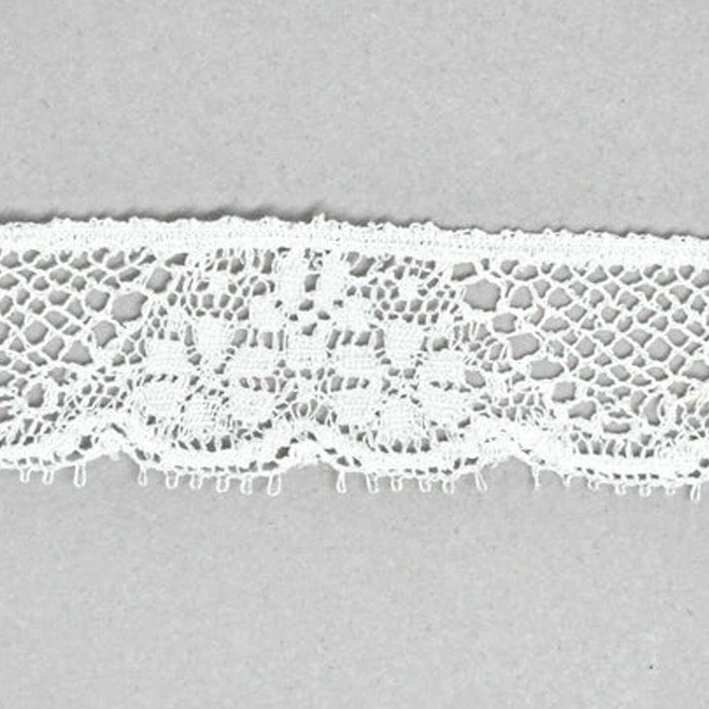 1 Yard White Floral Lace Trim Decorative DIY Craft Ribbon 1 inch Width