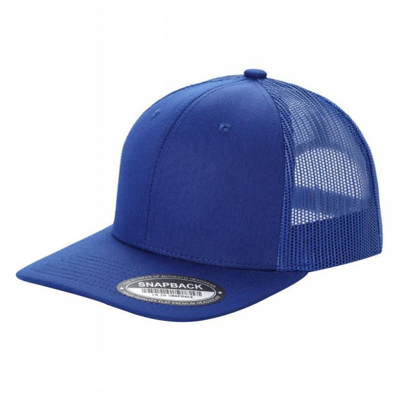 TRTM Solid Trucker Mesh Hat Adjustable Fit with Radian Design