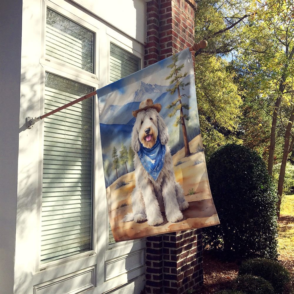 Edge Collections - 28" X 40" - Multicolor - Komondor Cowboy Welcome Large Porch - 1 Piece
