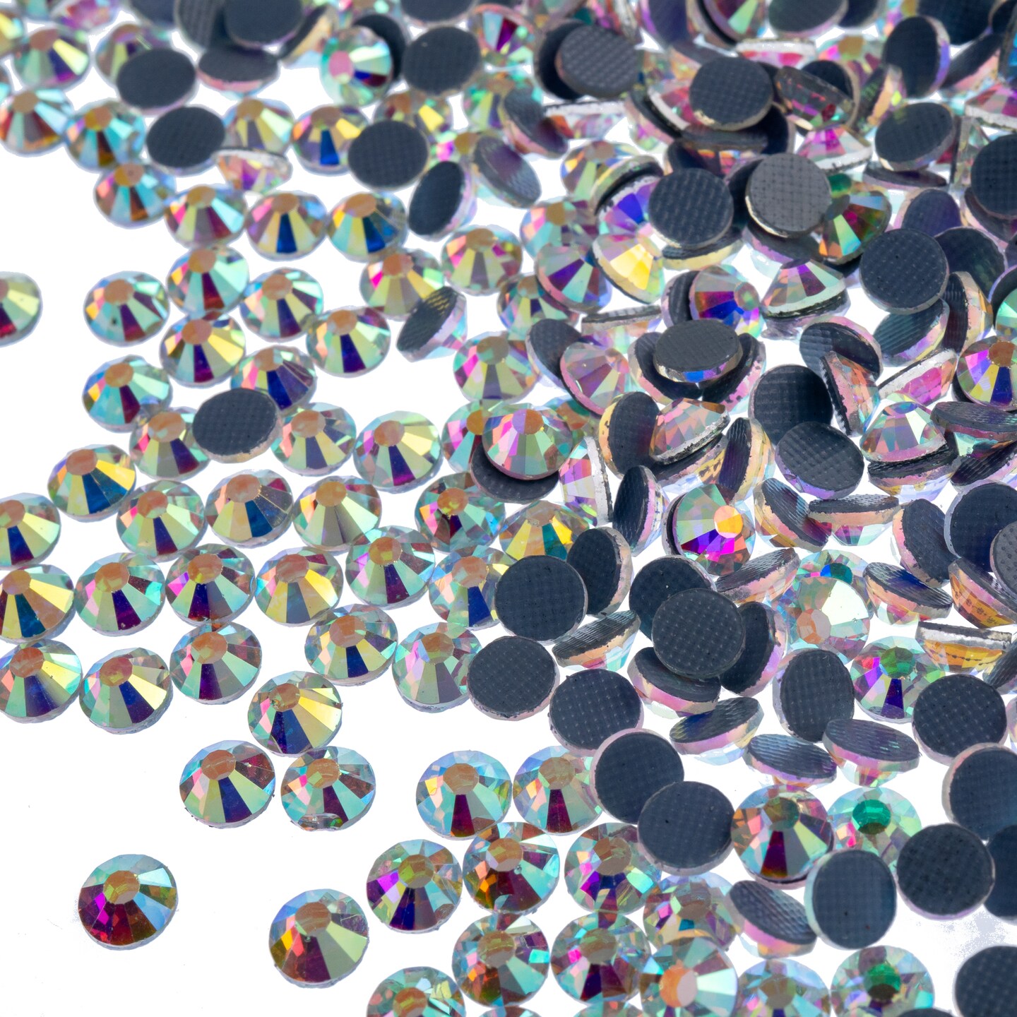 Crystal Lane DIY SS16 (4mm) Hot-fix Glass Flat Backs Rhinestones, 1440pcs