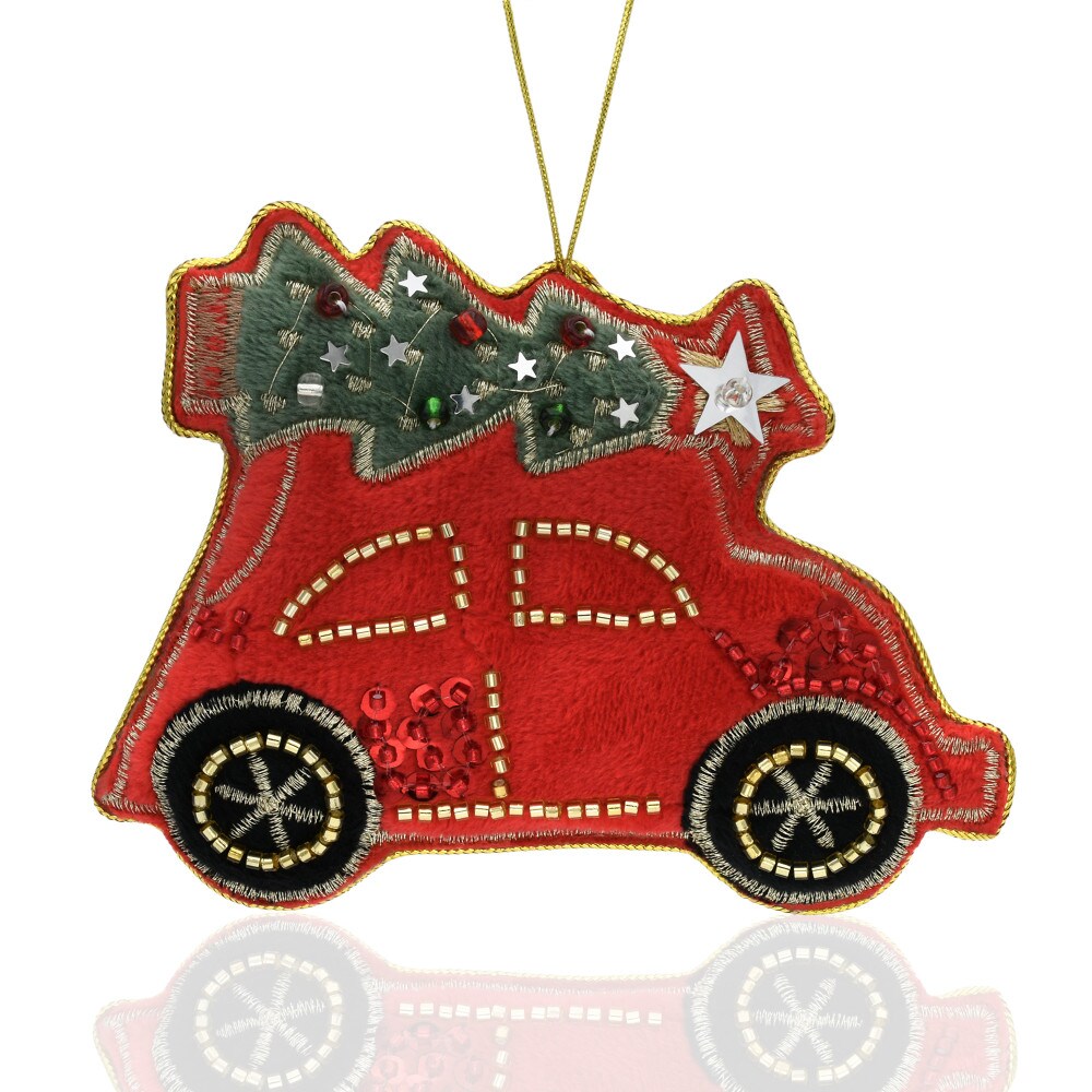 Gloria Duchin Christmas Punch Buggy Ornament
