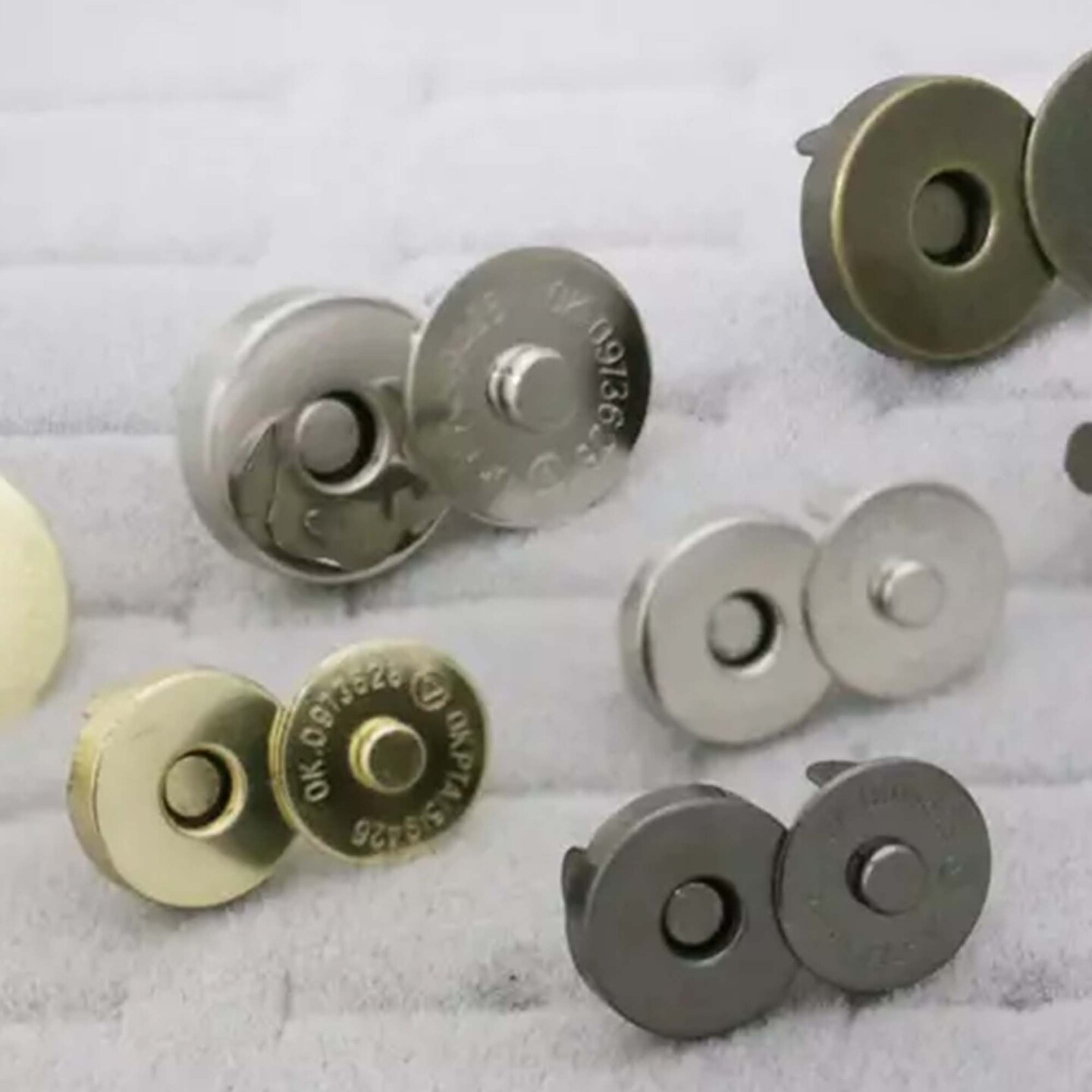 14 mm Magnetic Purse Snaps Durable Heavy Duty Fasteners for Bags and Accessories