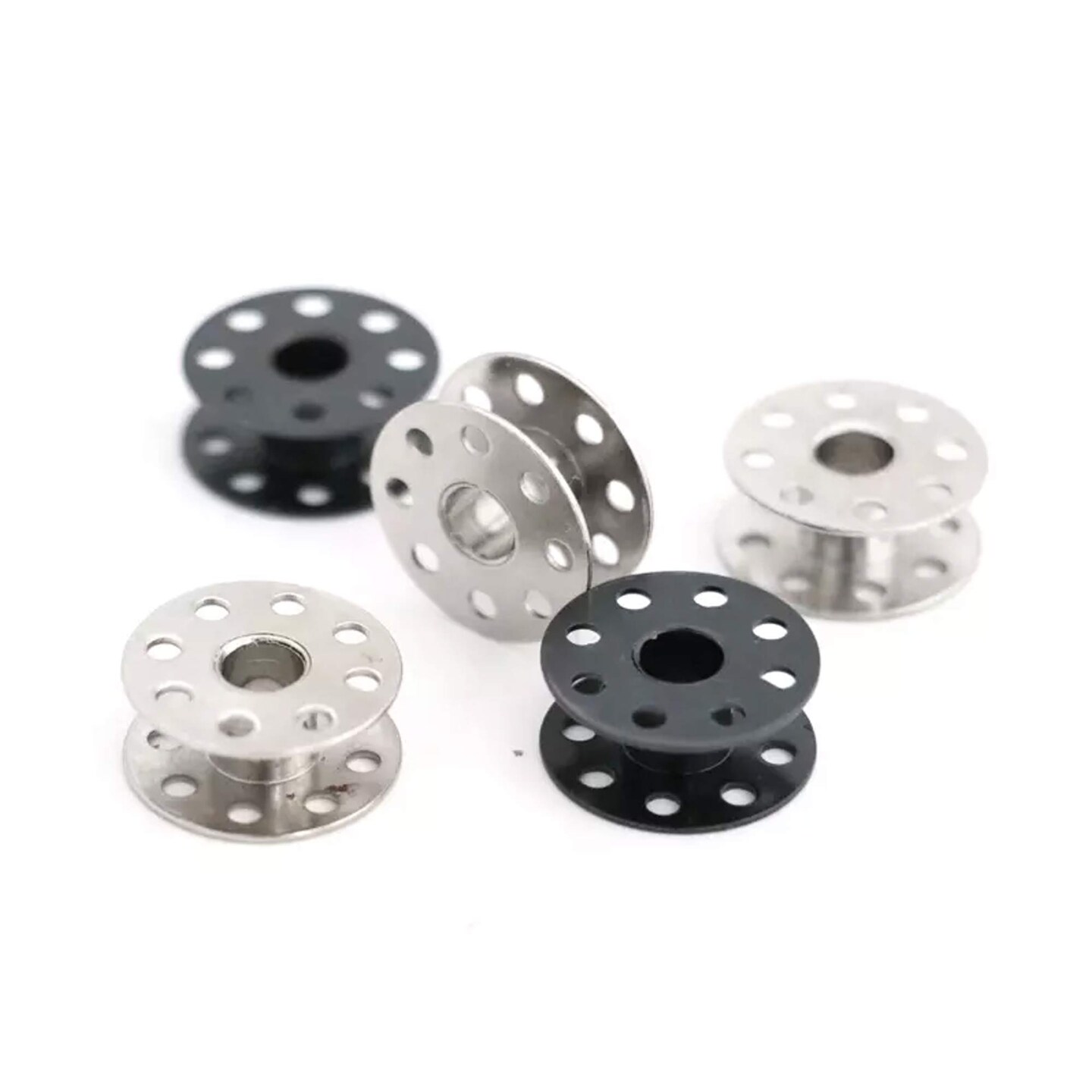 Metal Bobbins for Single Needle Industrial Sewing Machines #270010 Heavy Duty Steel Design