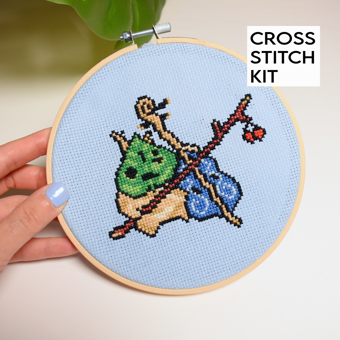 Makar Cross Stitch kit, The legend of Zelda DIY Craft Kit, Makar