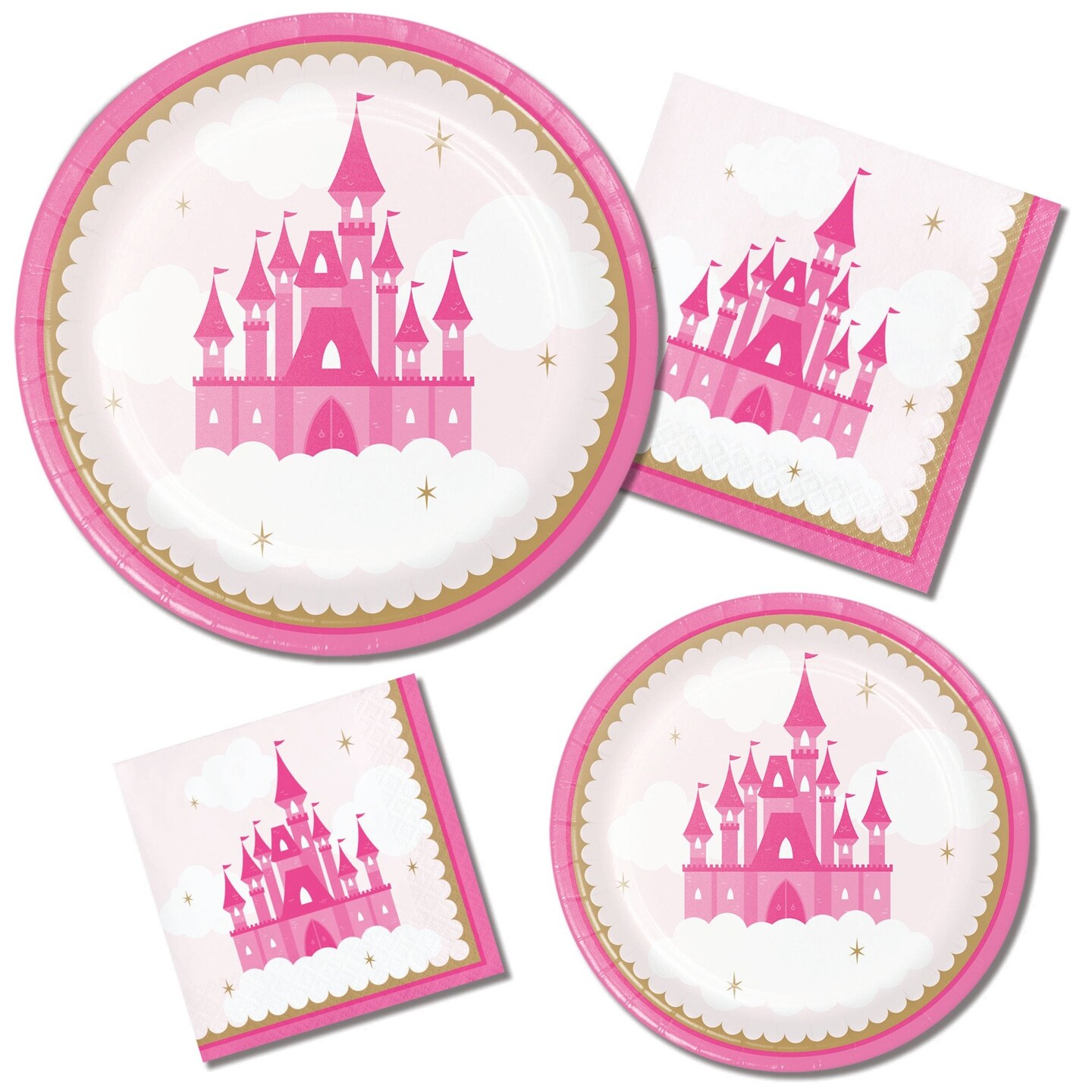 Little Princess 9&#x22; Paper Plates - 8ct