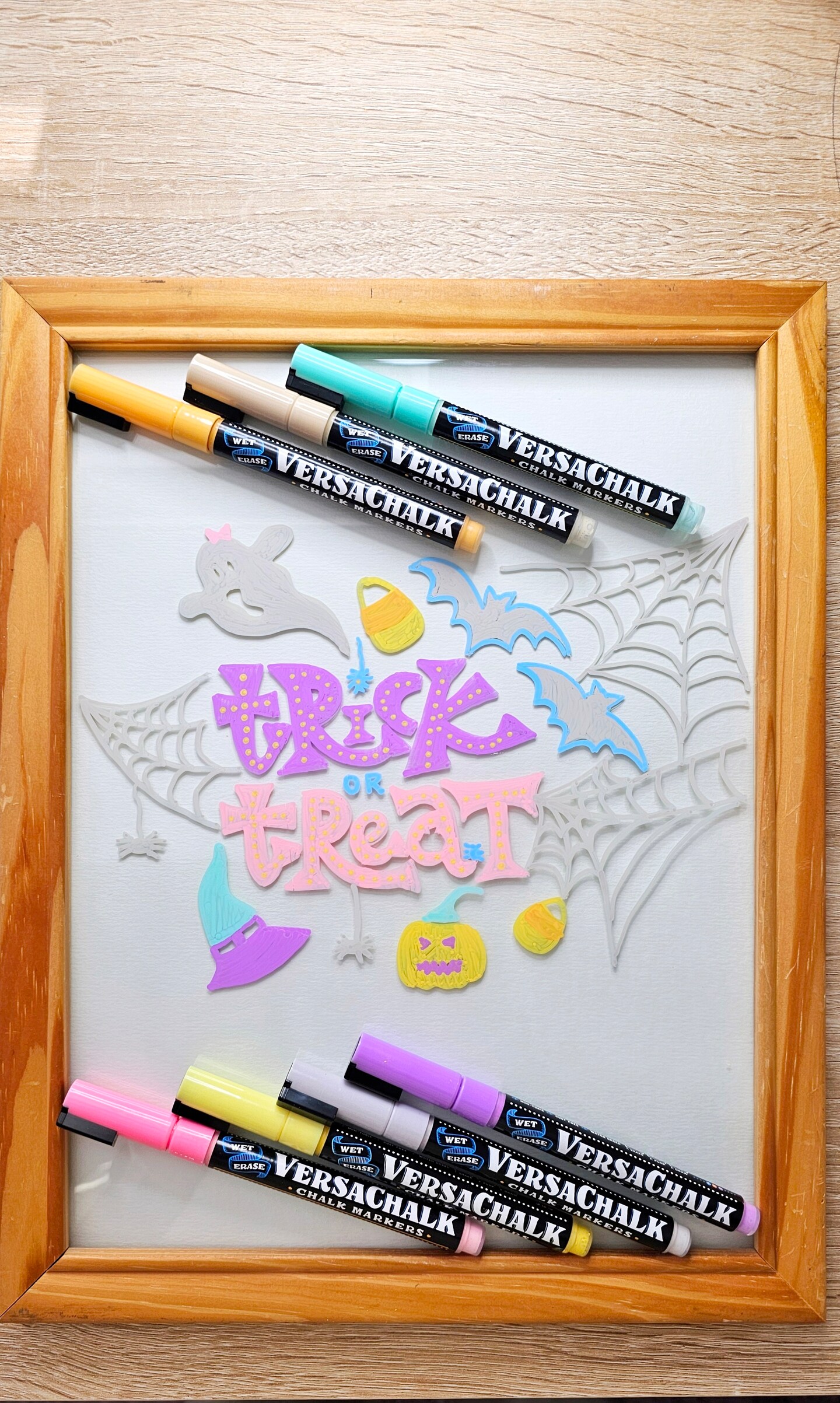 VersaChalk Pastel Liquid Chalk Markers, Set of 8- 3mm Tip