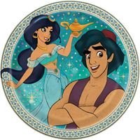 Disney Aladdin Round 7&#x22; Dessert Plates - 8ct