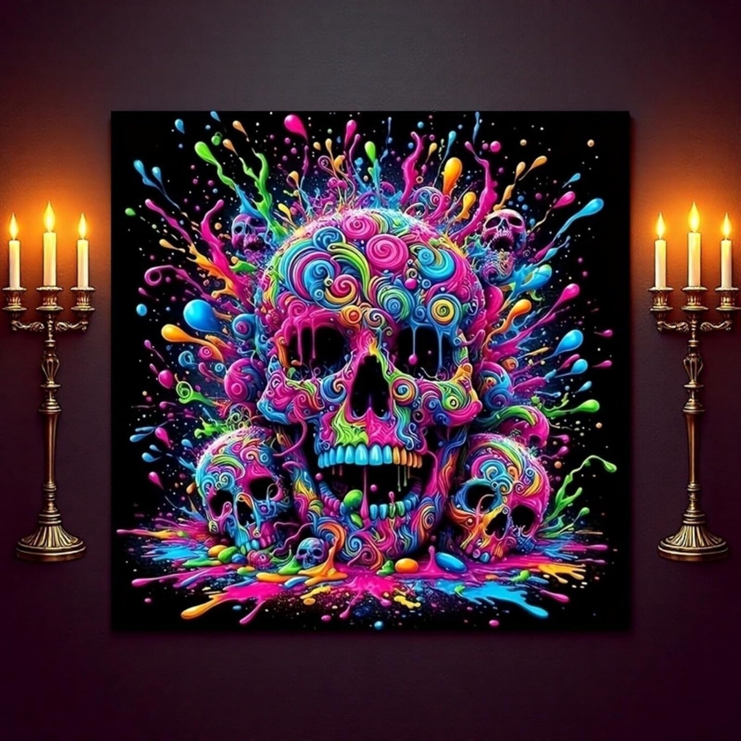 5D Skull Diamond Painting Kits for Adults