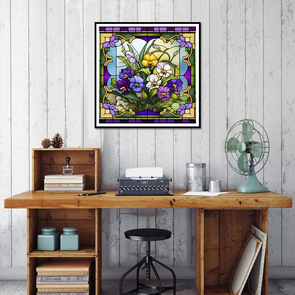 5D DIY Orchid Diamond Art Kits for Beginners