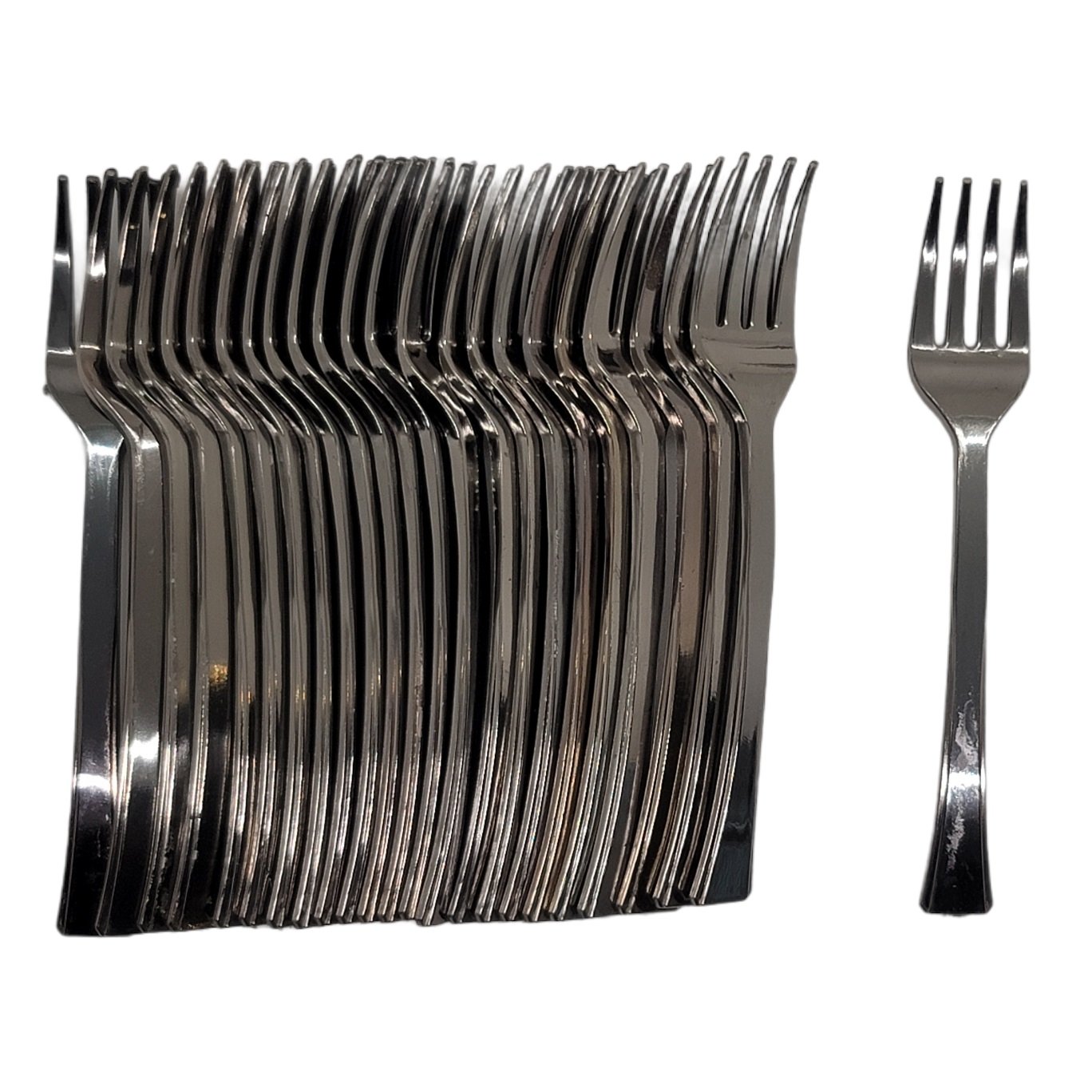Handy Housewares 24-piece 4&#x22; Mini Bar Forks Set - Great for Party Snacks, Appetizers, Desserts and more