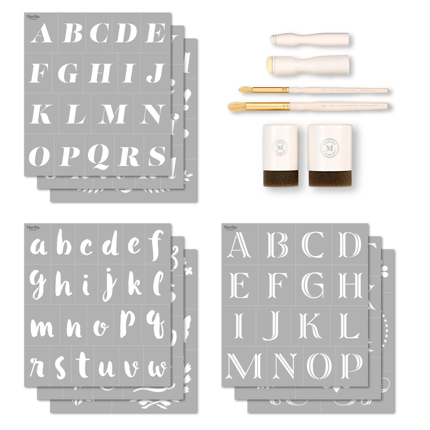Martha Stewart&#x2122; Modern Fonts Stencil Kit - 15 pc. - 68507