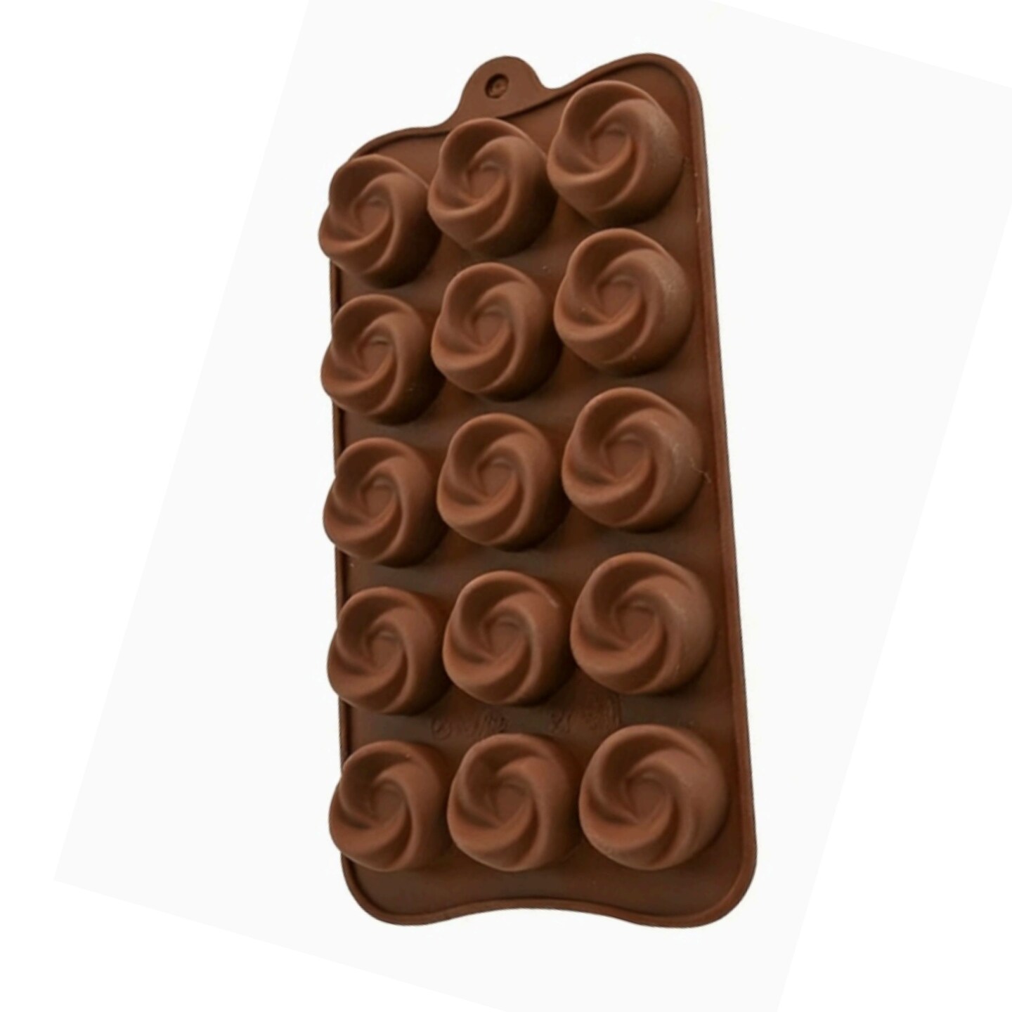 Kitcheniva Silicone Flower Design Chocolate Mold (4.0 x 8.2 Inch)