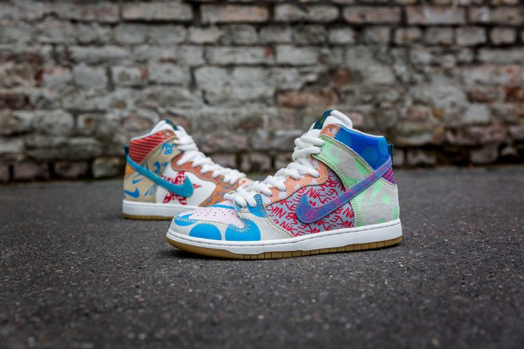 Nike SB Dunk High Thomas Campbell What the Dunk | MakerPlace by