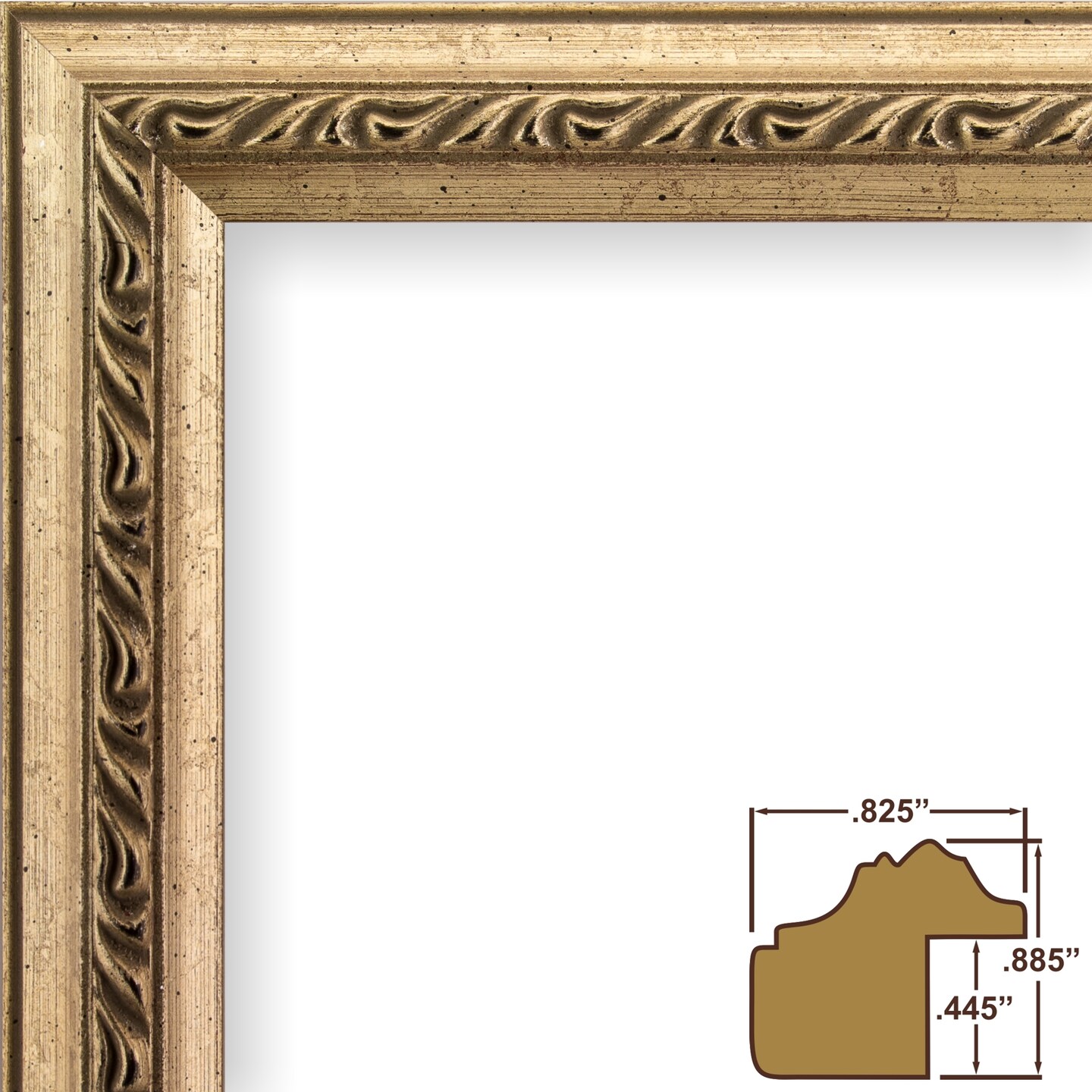 11x14 Picture Frame, Whittemore 0.875 Inch Wood Moulding, Wall Display Frame for Art, Posters, or Photos by wallsthatspeak