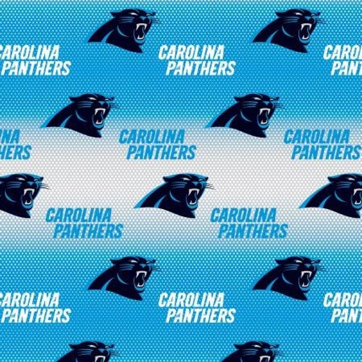 Licensed NFL Carolina Panthers Cotton 6867D Fabric by the Yard