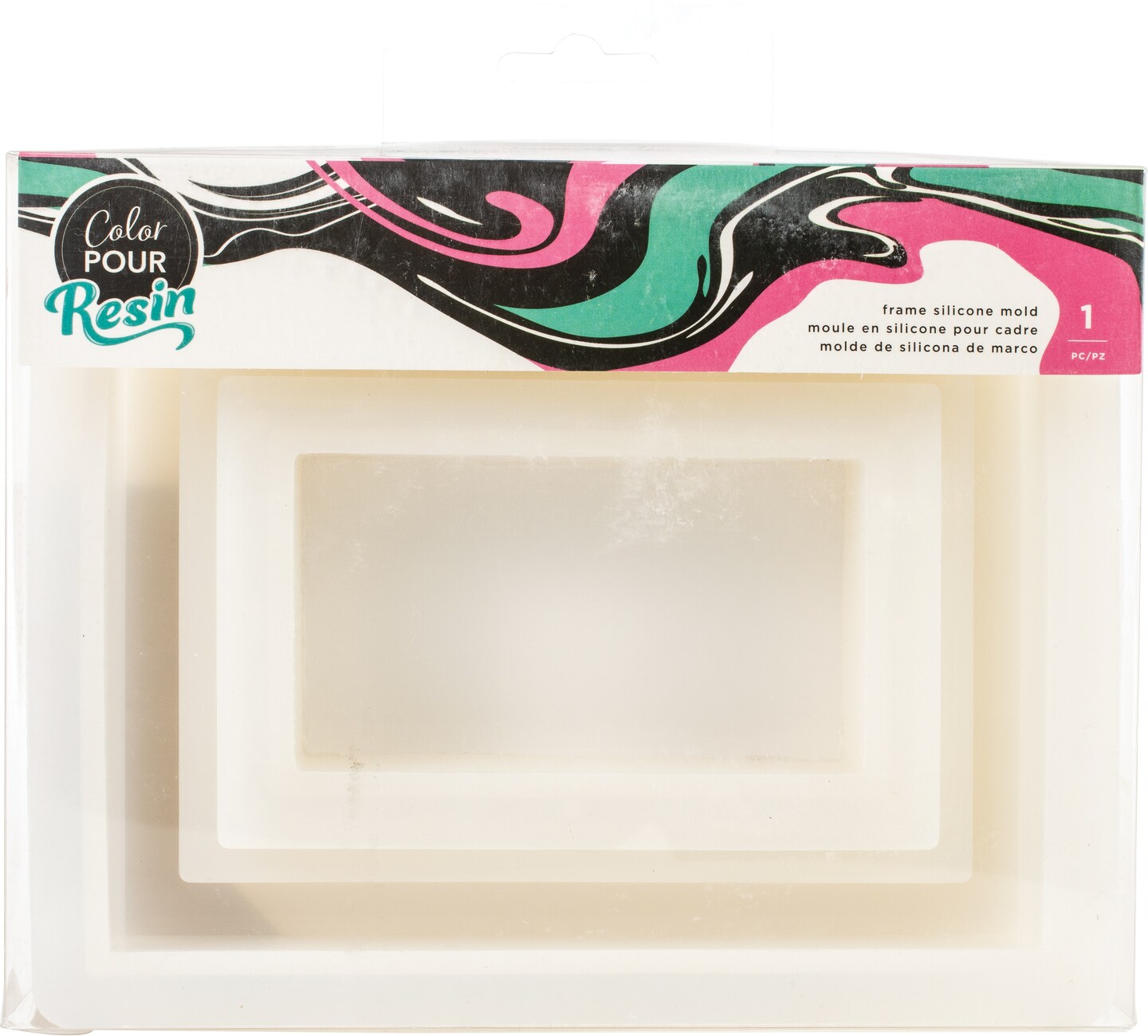 American Crafts Color Pour Resin Mold 2/Pkg-Frame
