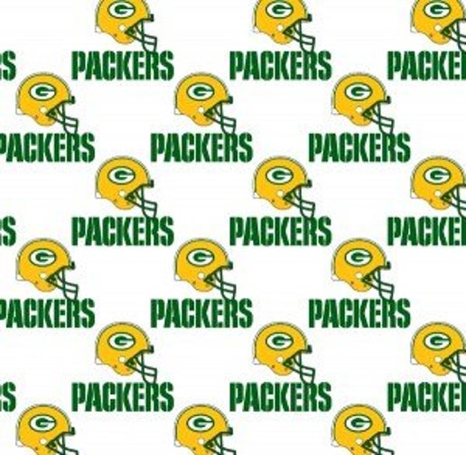 Licensed NFL Green Bay Packers Cotton 1026-W Fabric by the Yard