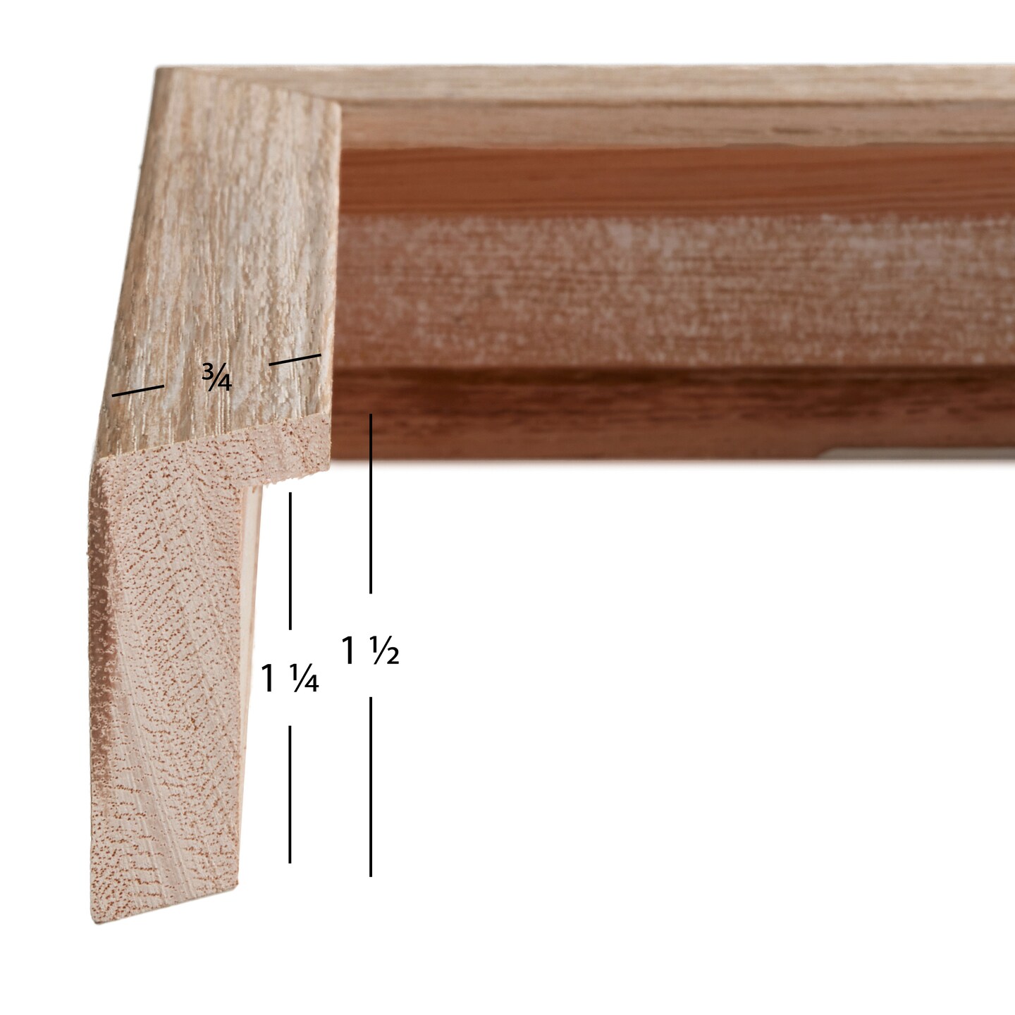 24x32 Farmhouse Essentials Tall 0.75 Wood Moulding, Wall Display Frame for Art, Posters, or Photos wallsthatspeak