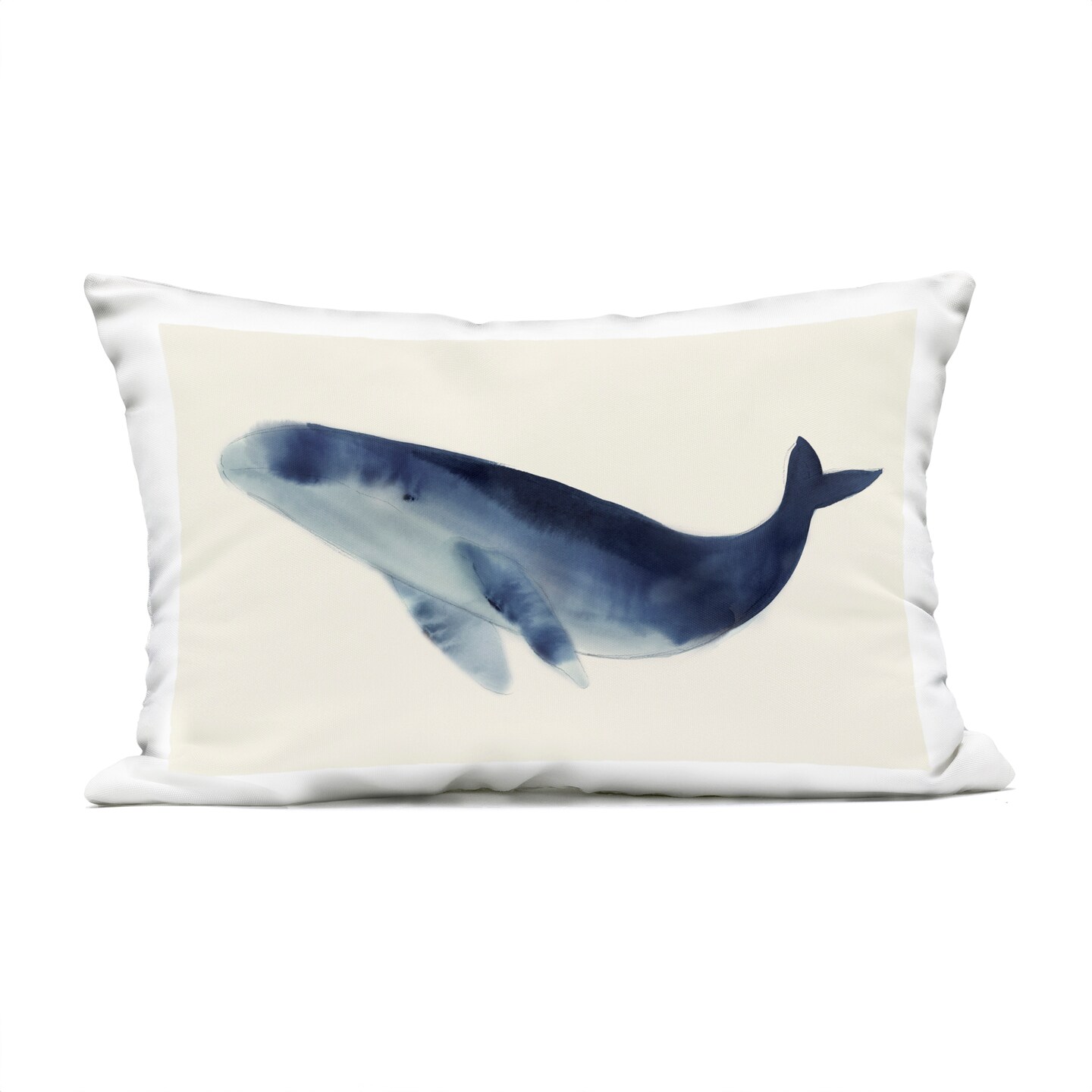 Stupell Industries Gentle Giant Whale Outdoor Pillow, 14 x 7 x 20