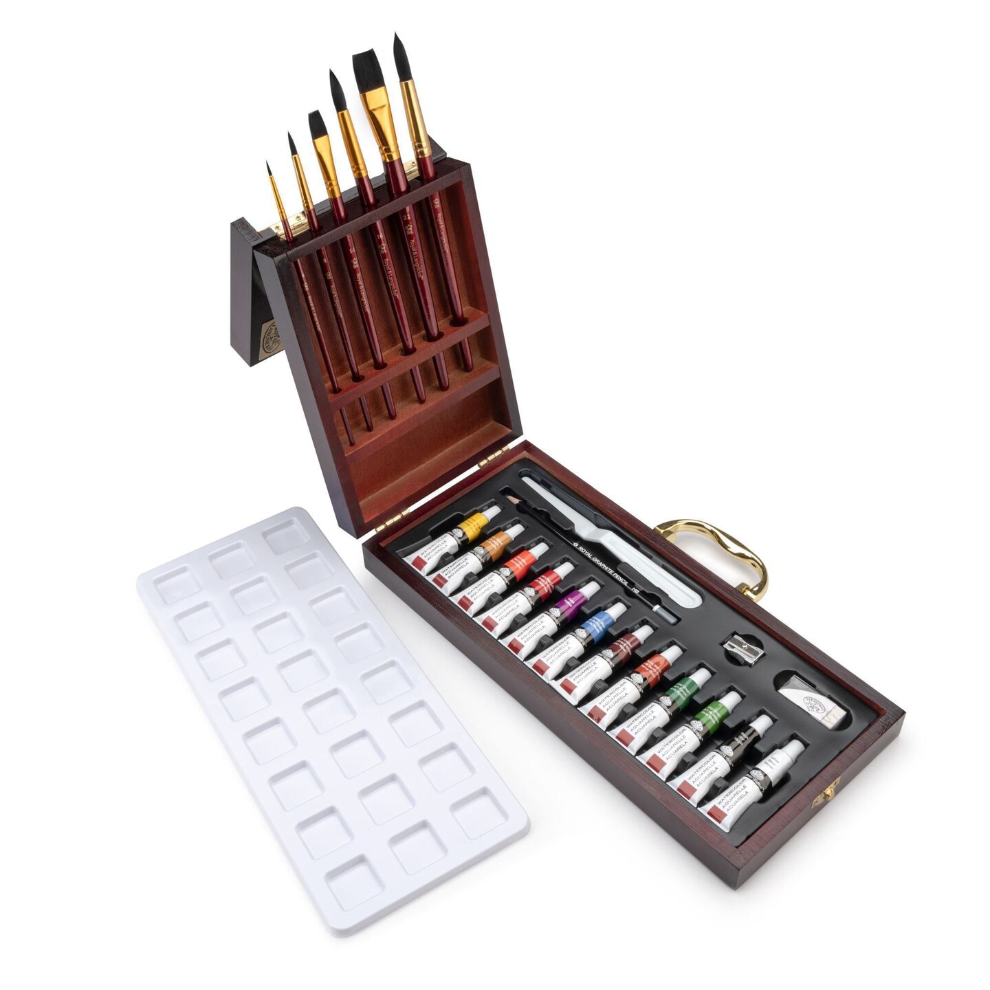 RSET-WAT2020 | Essentials™ 24pc Watercolor Painting Long Handle Travel Art Set