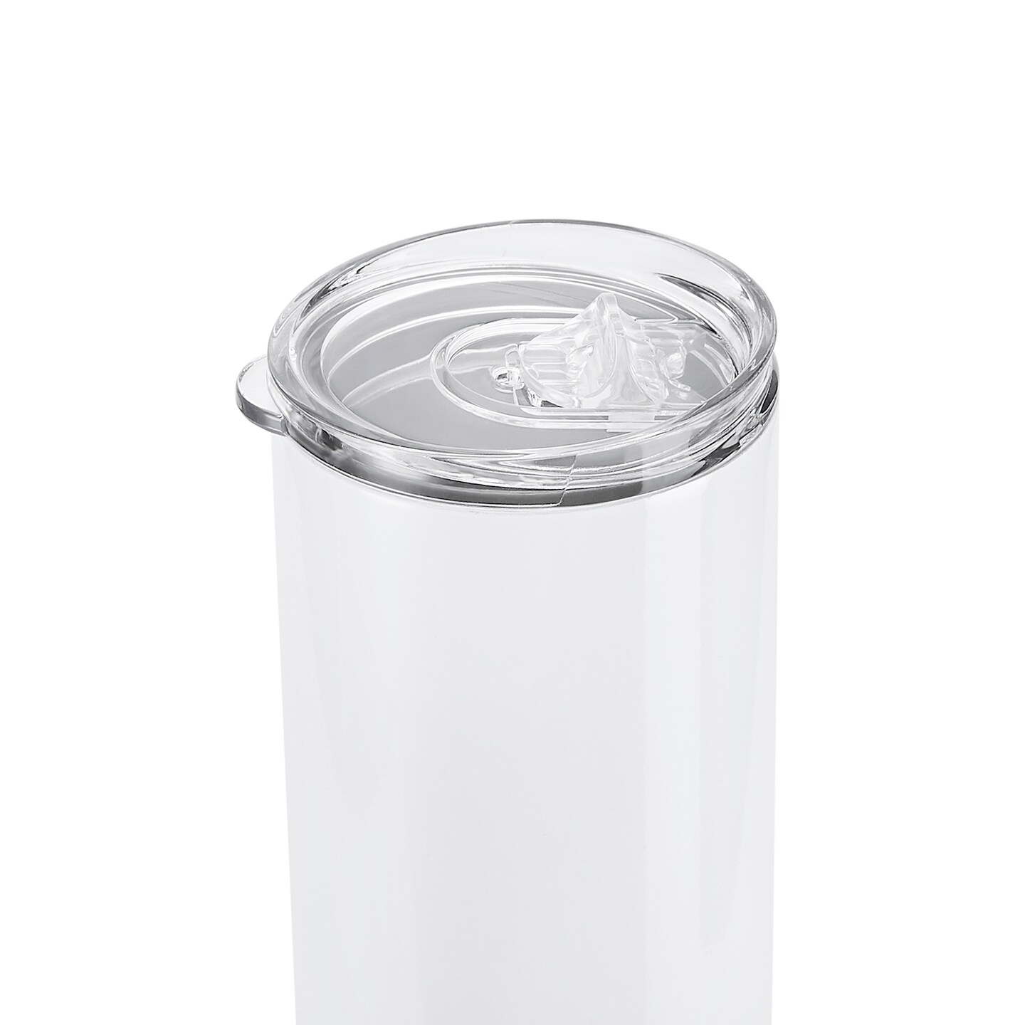 Makerflo 20 oz Skinny Sublimation Tumbler with Lid &#x26; Straw | Craft-Ready for DIY Gifts &#x26; Personalization (Sublimation, Epoxy, UV DTF, Vinyl, and Laser Engraving)