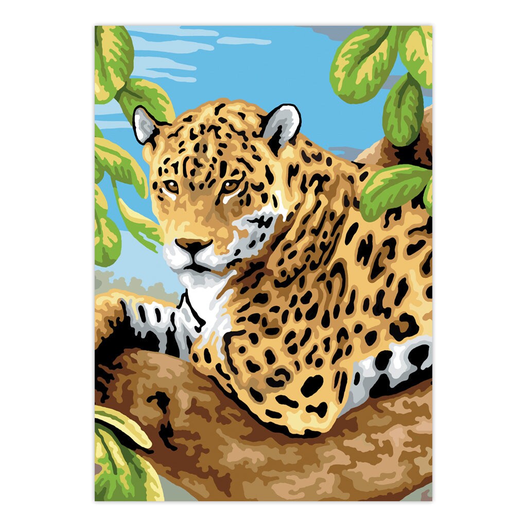 PBN-SET44 | Painting by numbers&#x2122; 21pc 8.75&#x22; x 11.75&#x22; Jungle Cats Painting Project 3-Pack