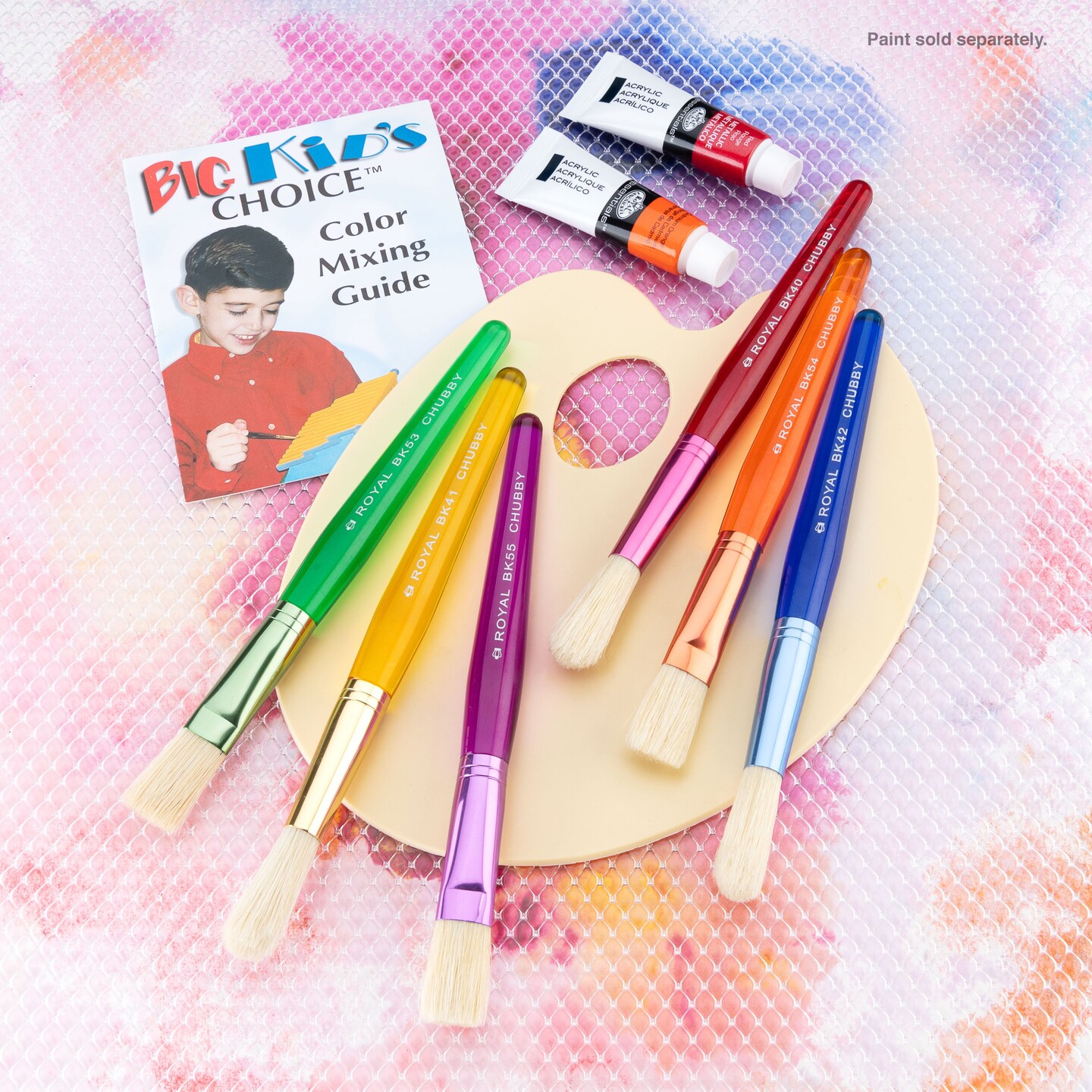 BK630 | Big Kid's Choice™ Toddler Chubby Brush Set with Palette