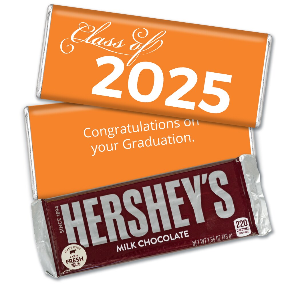 Graduation Candy Party Favors Class of 2025 Hershey&#x27;s Chocolate Bars by Just Candy