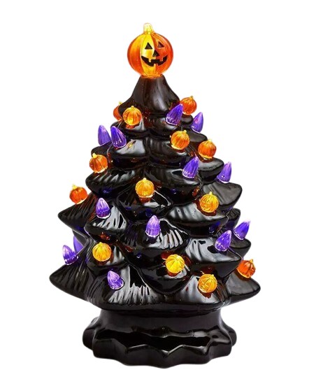 Kitcheniva Ceramic Retro Halloween Tree 4 Hour Timer