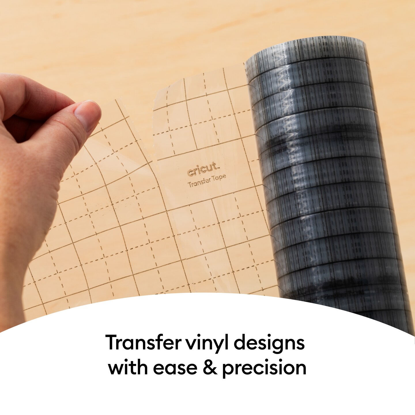 Cricut Value Transfer Tape Roll - 12in x 75ft, Linerless Roll