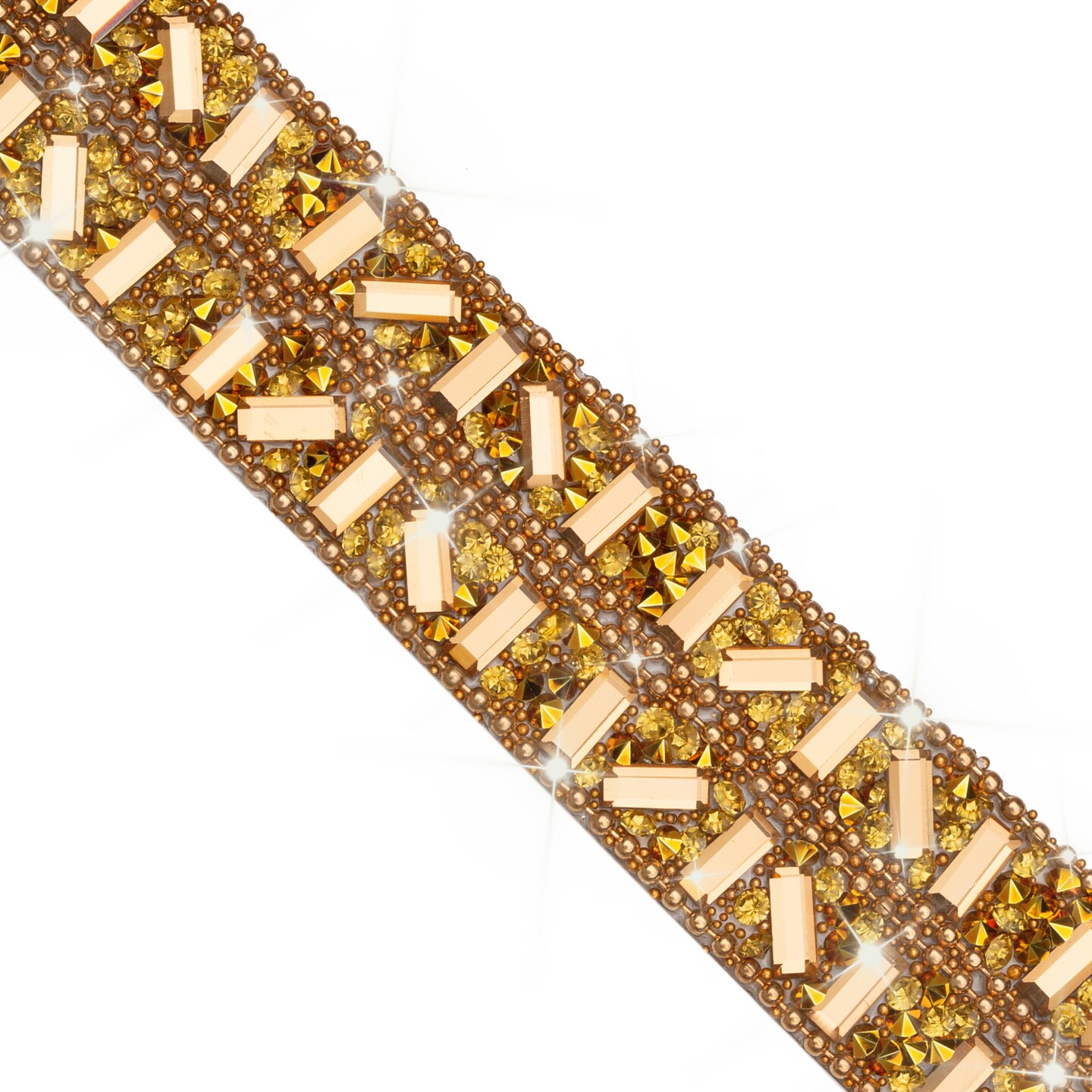 10 yards of Stella 20mm Iron-on Rhinestone Trim