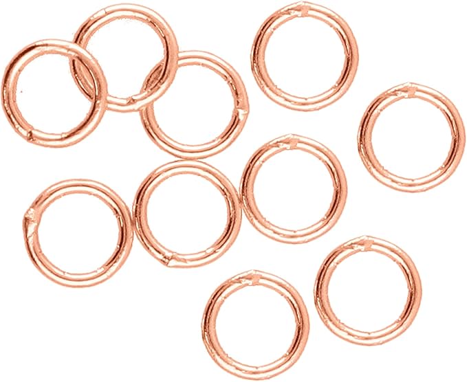 The Beadsmith Open Jump Rings – Wire Thickness, Findings for Making Keychains, Charms, Chain Mail and Body Jewelry