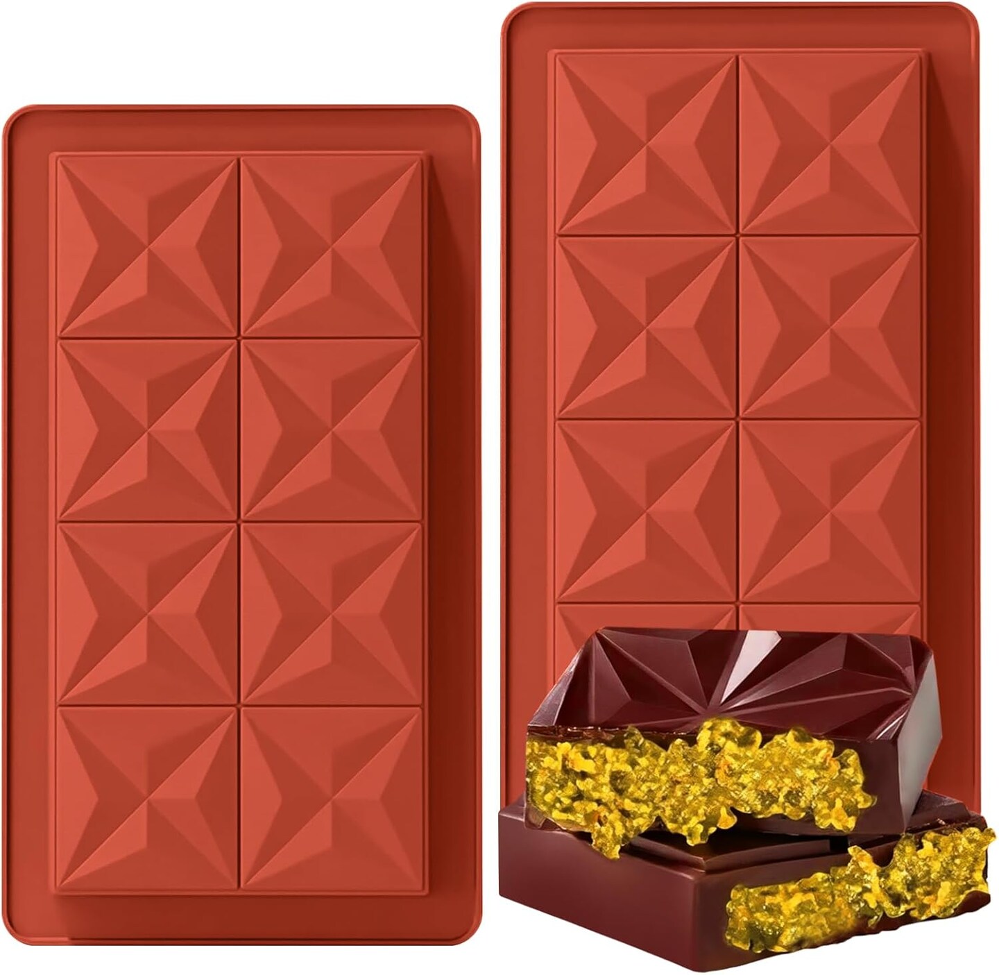 Chocolate Bar Mold - 2 Pack