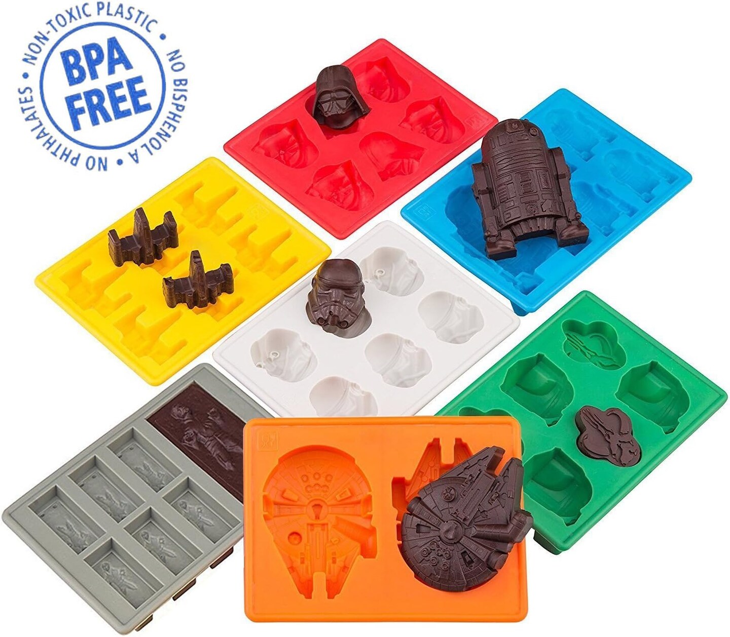 Star Wars Character Ice Cube Molds