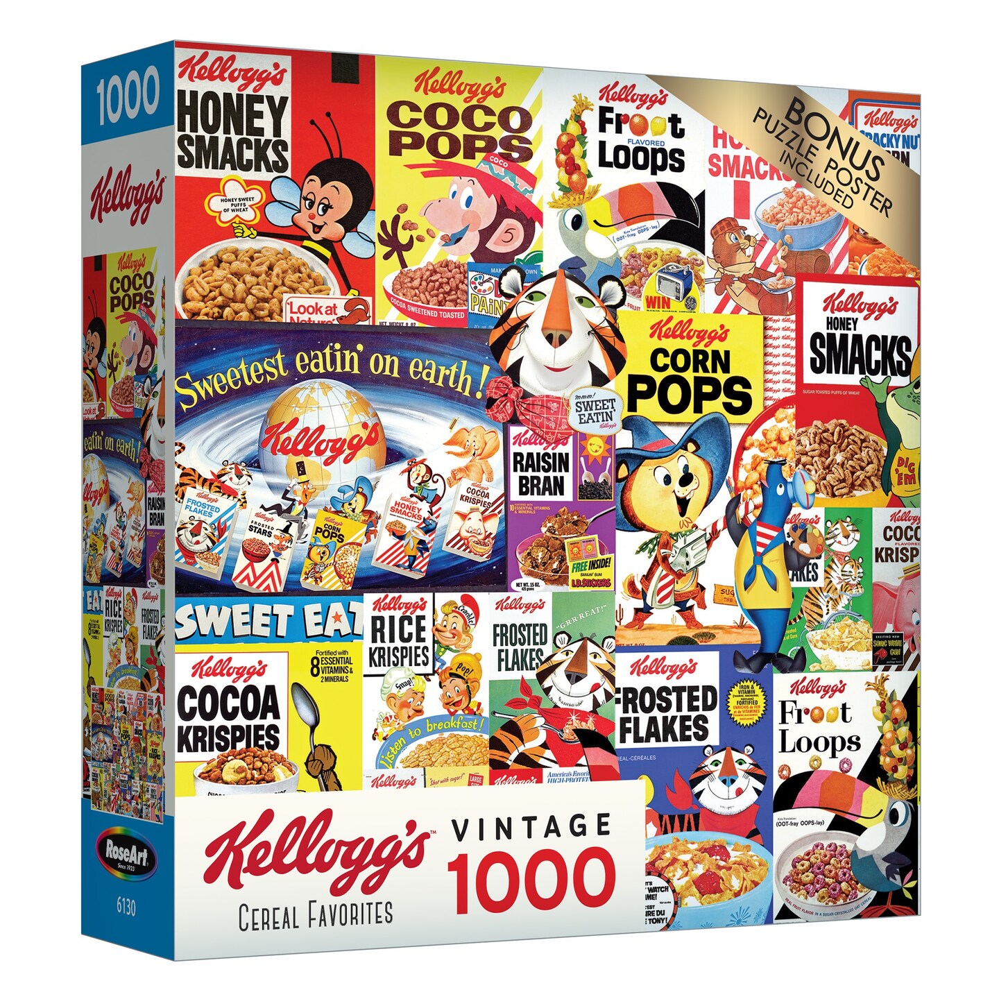 Licensed Jigsaw Puzzle Kellogg's 1000 Pieces-Cereal Favorites