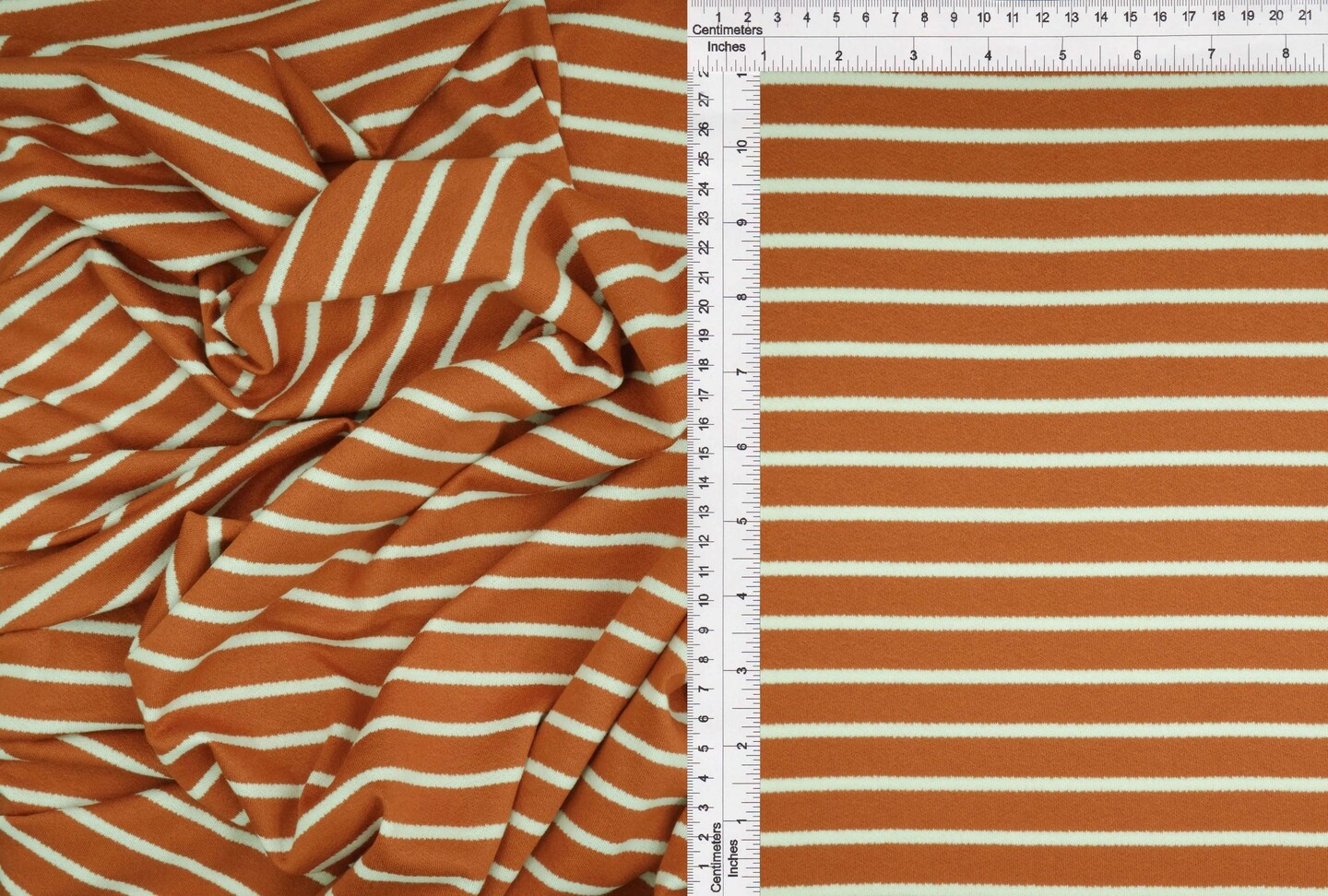 Striped Viscose Crepe Fabric 1 Yard Soft Draping Texture Lightweight 58/60" Wide