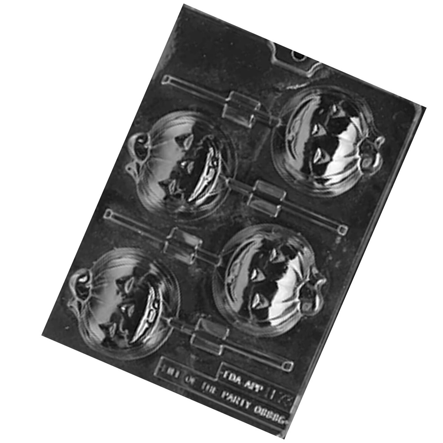 Large Pumpkin Lolly Chocolate Mold