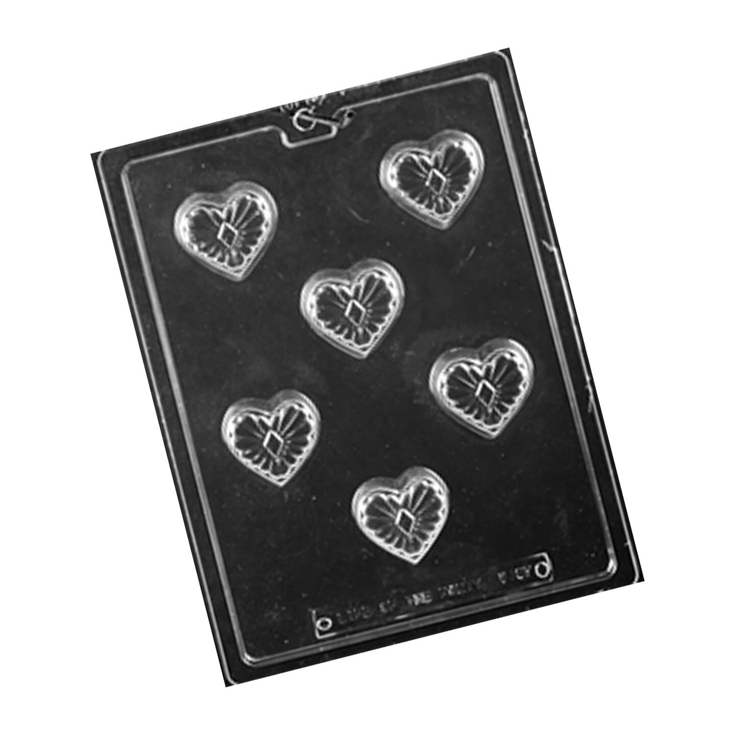 Decorative Heart Chocolate Mold/2&#x22; x 1-5/8&#x22; x 5/8&#x22;