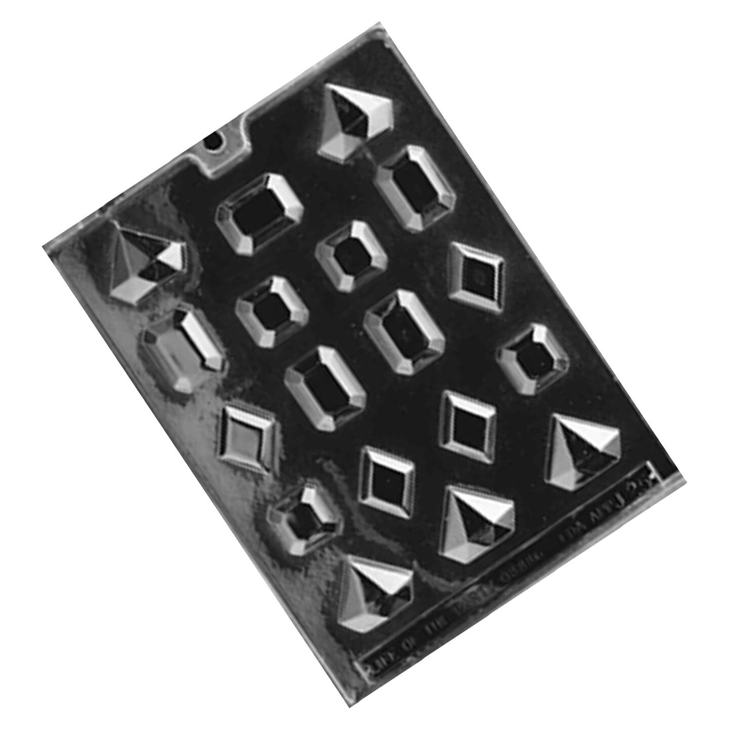 Jewels Chocolate Mold/1-1/2&#x22; x 1-1/4&#x22; x 1/2&#x22; Deep