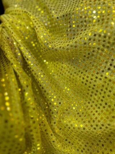 1 Yard Small Dot Confetti Sequin Fabric for Apparel Costumes and Decor 45 Inches Wide