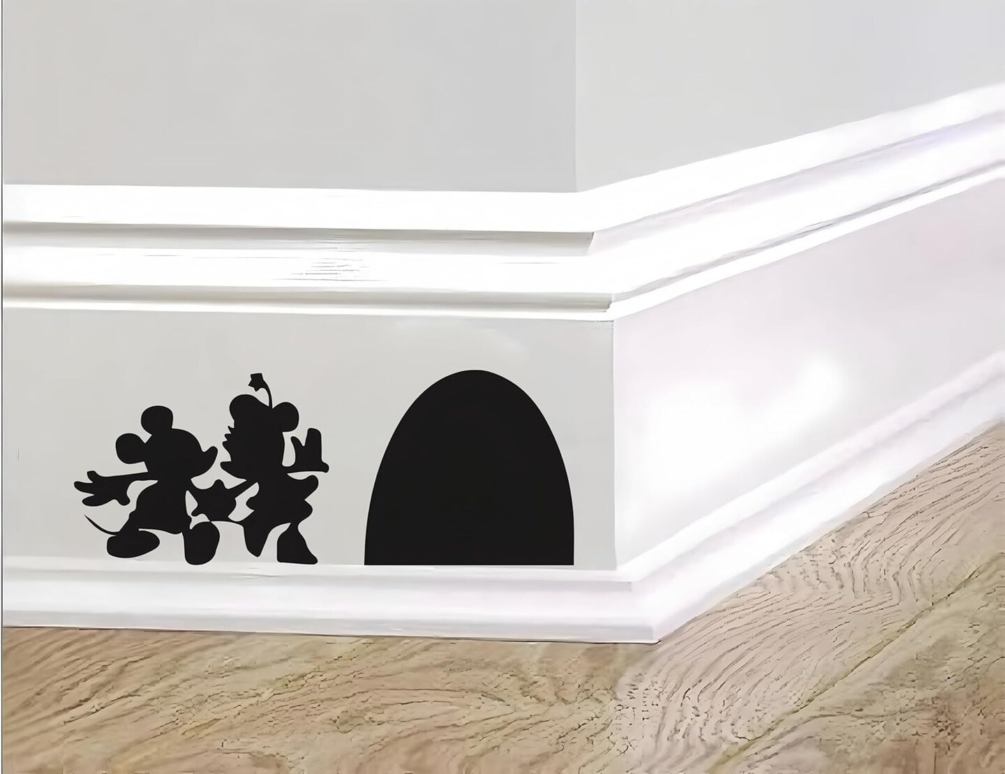 Adhesive Mouse Hole Decal | Mouse Hole Baseboard Sticker (4''x10 ...