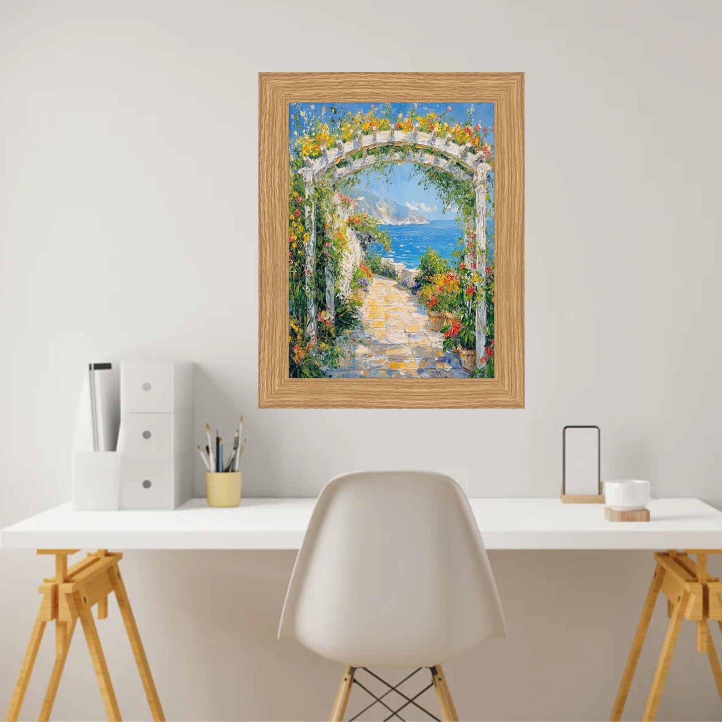 Oak Natural Wood Picture Frame 8x10 frame