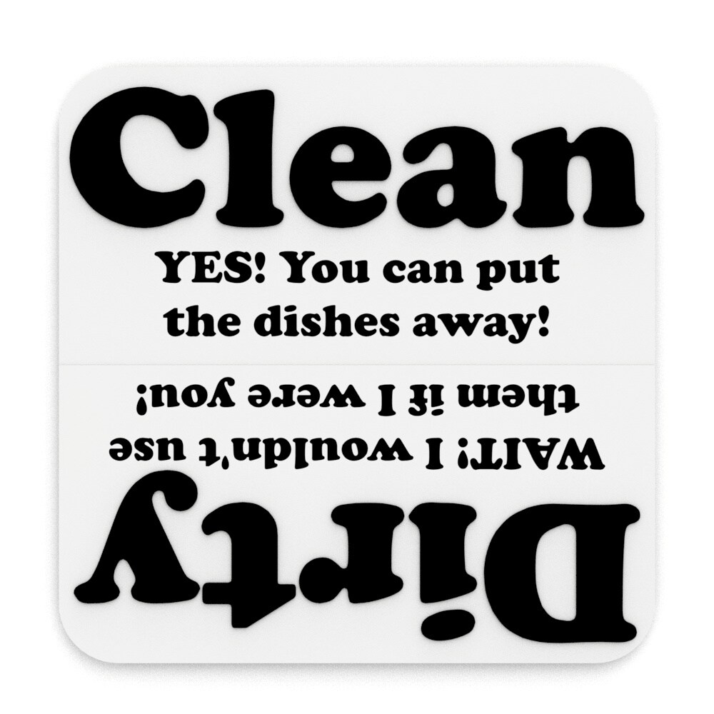 Dishwasher Sign | Clean Dirty With Words | MakerPlace by Michaels dishwasher-sign-clean-dirty-with-words-makerplace-by-michaels
