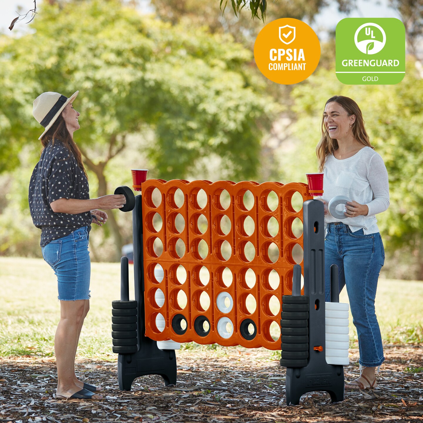 Jumbo 4-To-Score Giant Lawn Game Set