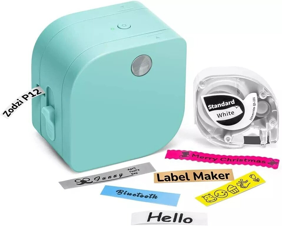 DYMO Label Maker LetraTag 100H Handheld Label Maker with 1 Bonus Labeling Tapes