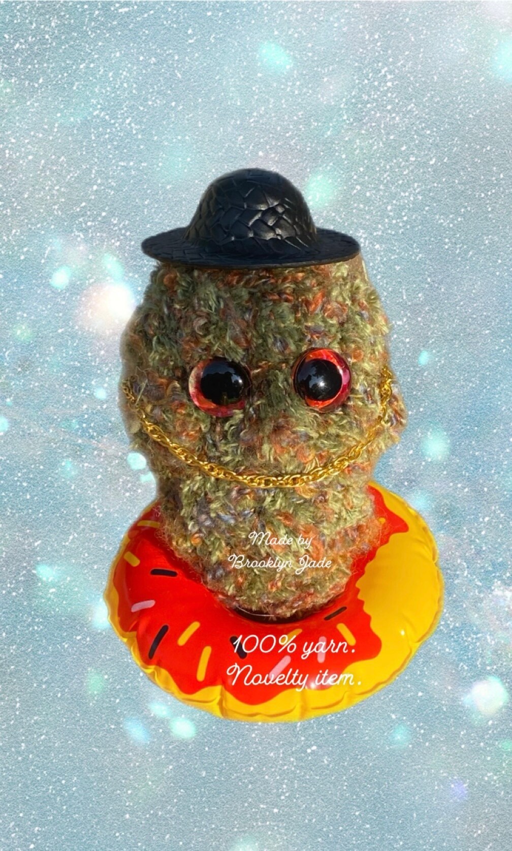 Crochet 420 Nuggy Buddy Tric-homie. Adult Novelty. | MakerPlace by