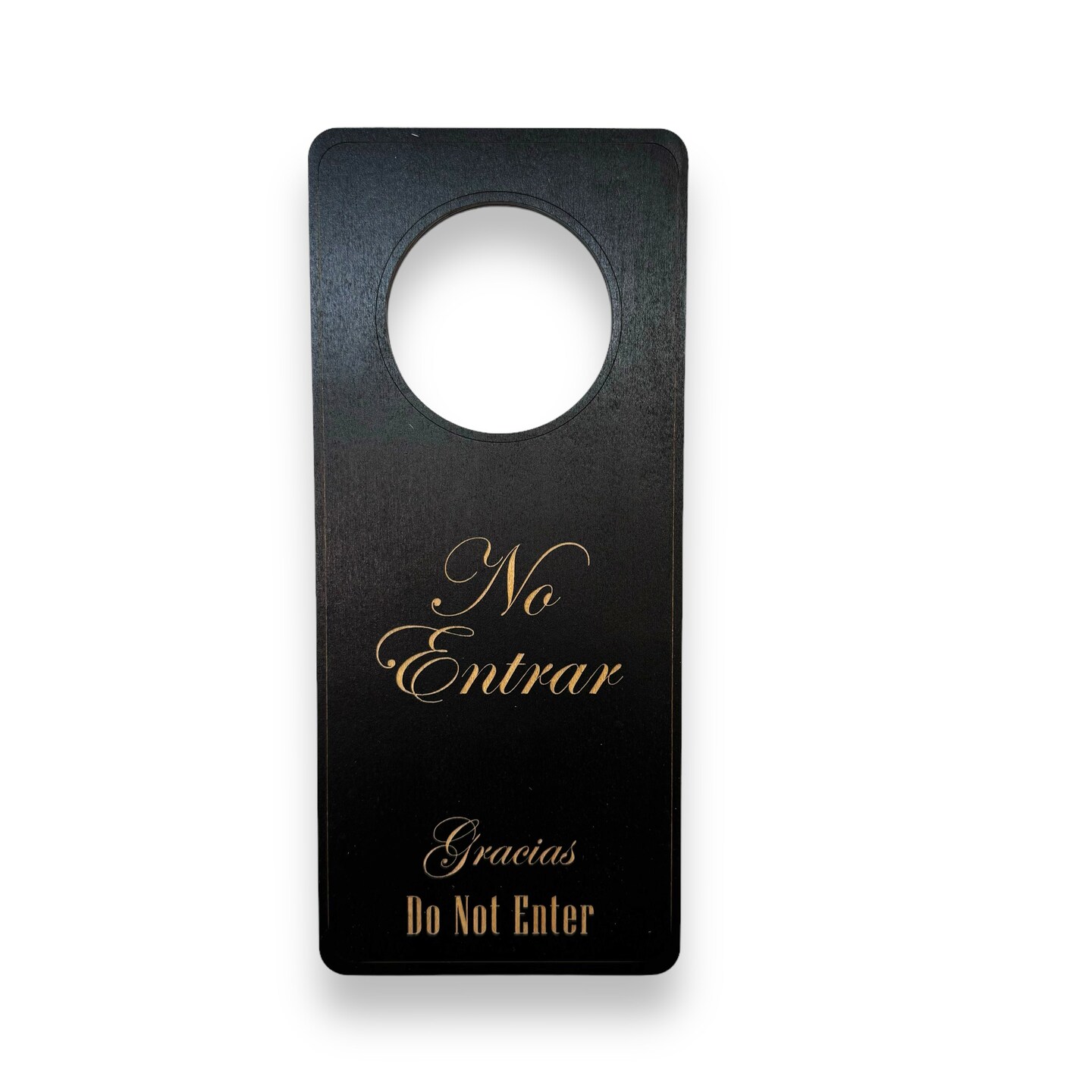 Door Hanger - Spanish Language - No Entrar - Do not Enter - 9x4 Door Hanger - Spanish Language - No Entrar - Do not Enter - 9x4