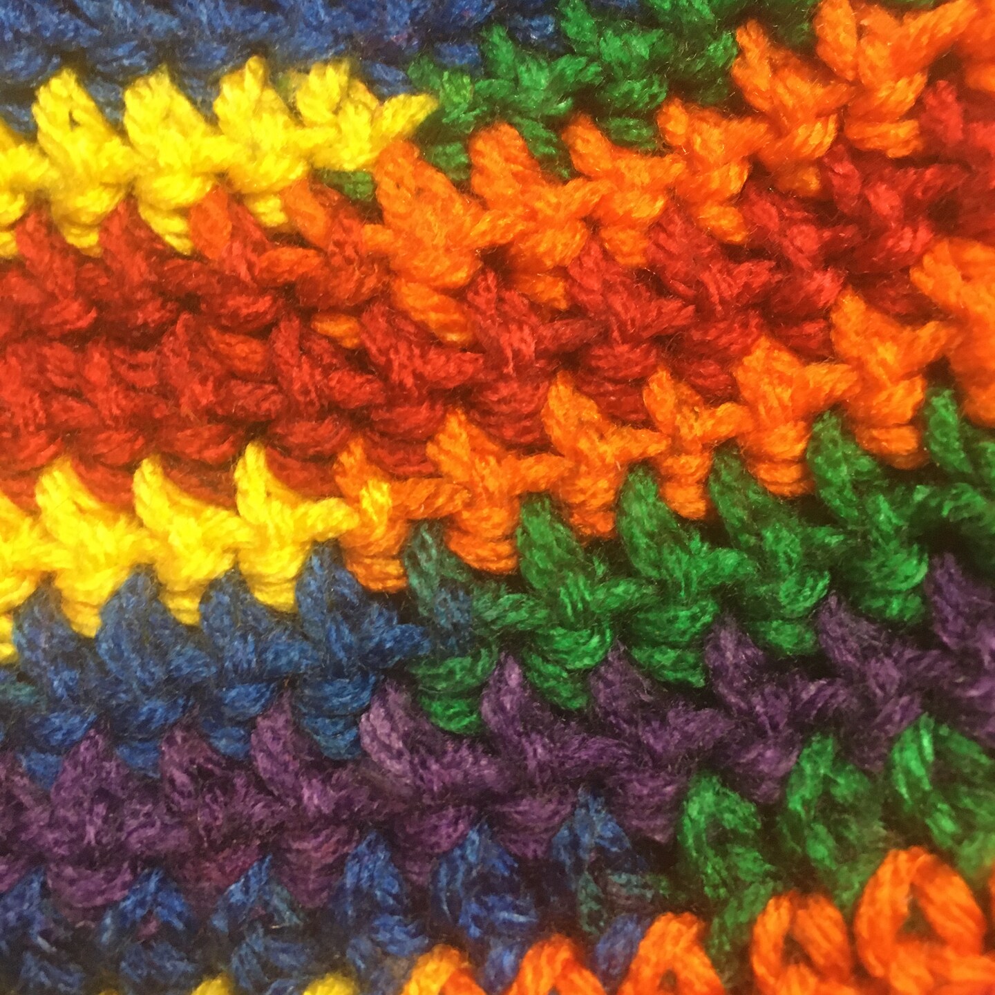 Rianbow Handmade Crocheted Pride Flower Headpiece XL  Pillow/ Adjustable Hat Amazon.com : Rainbow Flower Headband for Women, Gay Pride  main image 3